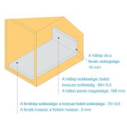 StrongBox fiókszett H204/270mm szürke