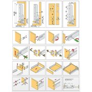 StrongBox fiókszett H204/270mm szürke