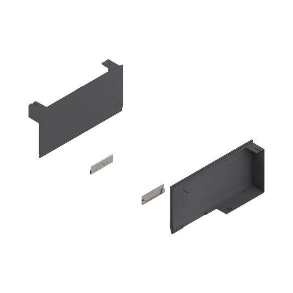 Blum Aventos HK top takarósapka-készlet, Servo-Drive nélkül, sötétszürke (22K8000)