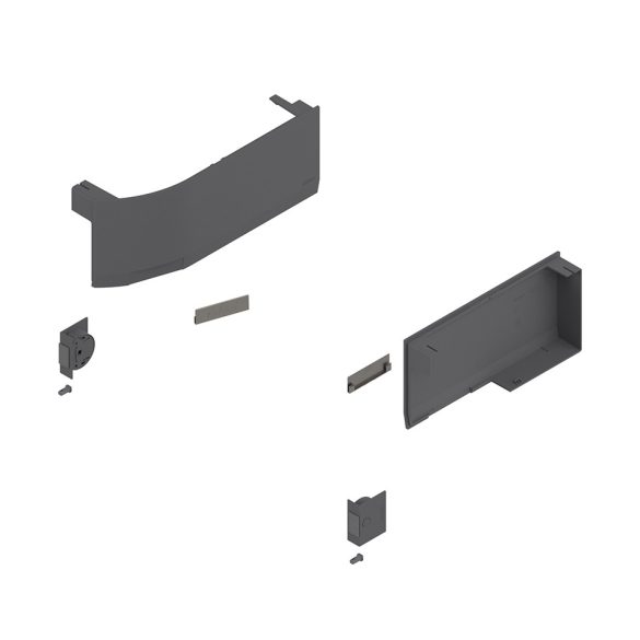 Blum Aventos HK top takarósapka-készlet, Servo-Drive-hoz, sötétszürke (23K8000)