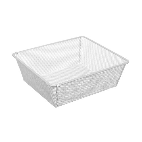 Drót kosár belső fiók sűrű rácsos fehér 736x494x160mm