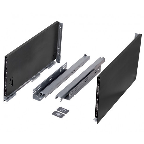StrongMax fiókszett 249/600 mm fekete