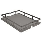  StrongWire kamraszekrény kosár 200 mm, teljes aljú, sötétszürke