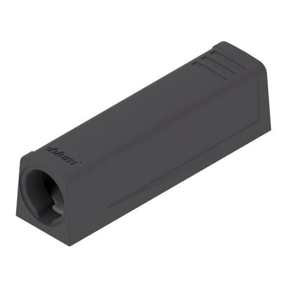 Blum TIP-ON közvetlen adapter 50 mm, egyenes, szénfekete (956.1201)