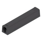   Blum TIP-ON közvetlen adapter 76 mm, egyenes, szénfekete (956A1201)