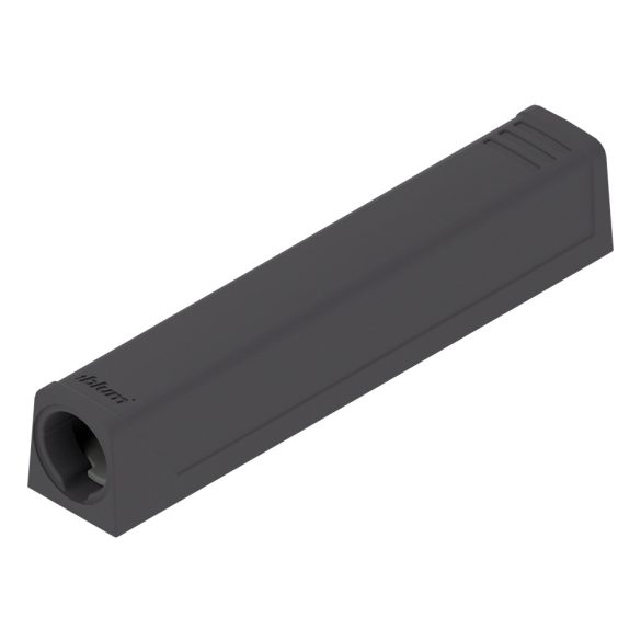 Blum TIP-ON közvetlen adapter 76 mm, egyenes, szénfekete (956A1201)