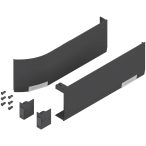  Blum Aventos HF/HL/HS top takarósapka-készlet, Servo-Drive-hoz, sötétszürke (23.8000)
