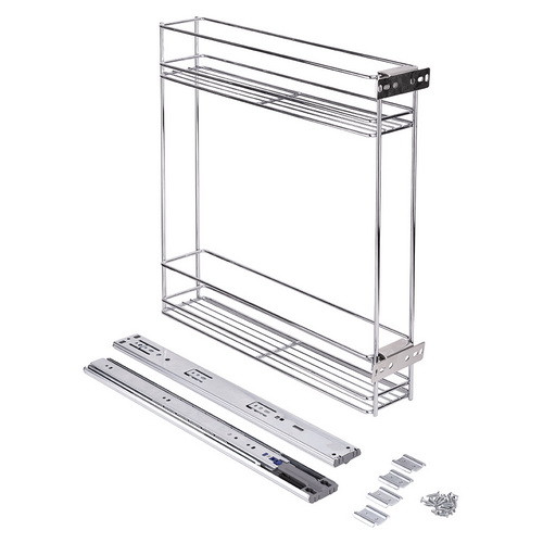 Drót Jolly kosár 150mm-es korpuszba csillapított golyóssínnel króm J/B